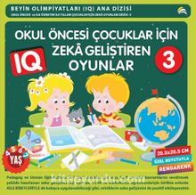 Okul Öncesi Çocuklar İçin IQ Zeka Geliştiren Oyunlar 3  (4- 7 Yaş)            .                         