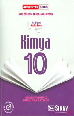 10. Sınıf Kimya Akordiyon Kitap