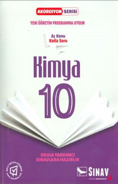 10. Sınıf Kimya Akordiyon Kitap