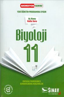 11. Sınıf Biyoloji Akordiyon Kitap