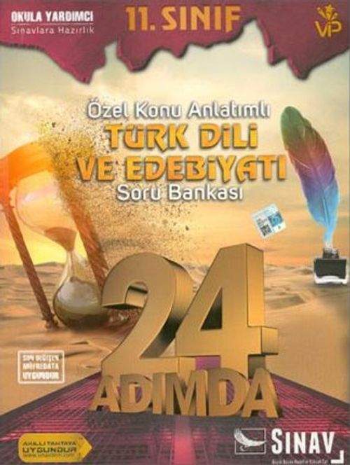 11. Sınıf Türk Dili ve Edebiyatı 24 Adımda Özel Konu Anlatımlı Soru Bankası