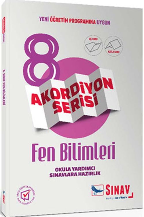 8. Sınıf Fen Bilimleri Akordiyon Kitap