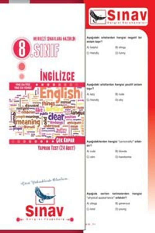 8. Sınıf İngilizce Yaprak Test