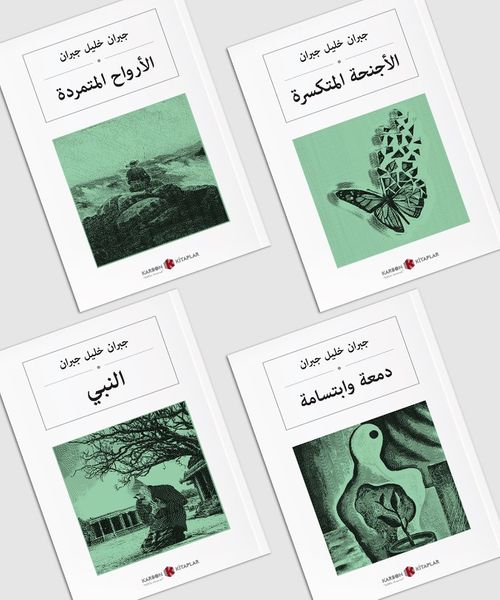 Halil Cibran Arapça Seti (4 Kitap) جبران خليل جبران