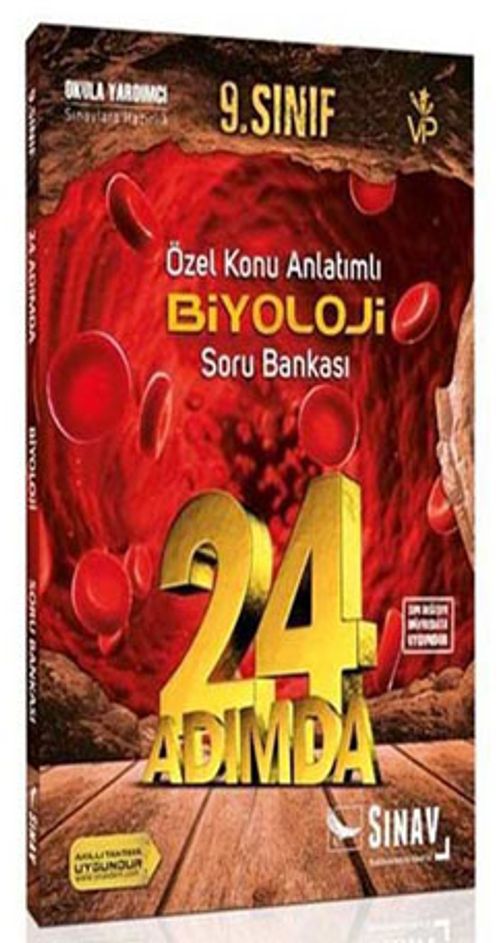9. Sınıf Biyoloji 24 Adımda Özel Konu Anlatımlı Soru Bankası