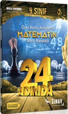 9. Sınıf Matematik 24 Adımda Özel Konu Anlatımlı Soru Bankası