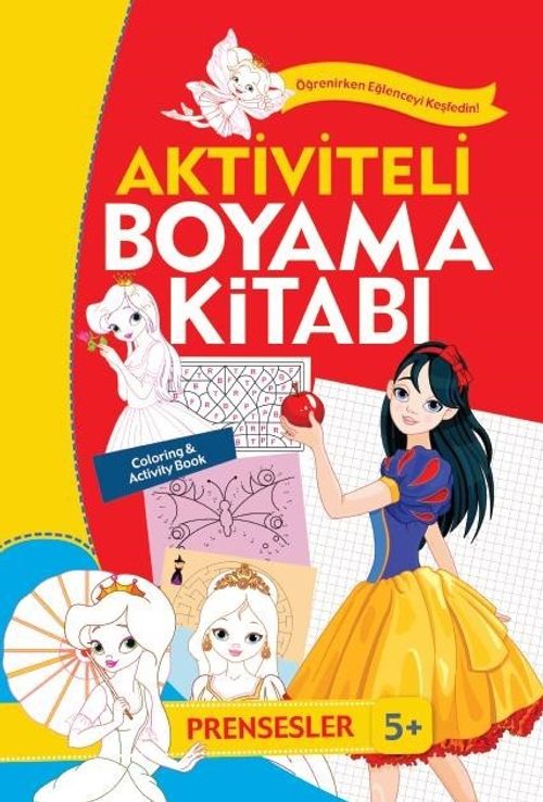 Aktiviteli Boyama Kitabı - Prensesler