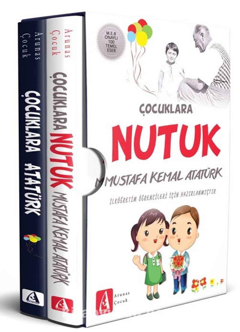 Çocuklar İçin Atatürk Kutulu Set (2 Kitap)