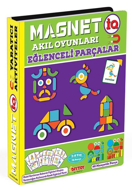 Magnetiq Akıl Oyunları - Eğlenceli Parçalar (76 Parça) (IQ1543)