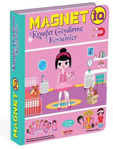 Magnetiq Kıyafet Giydirme - Kostümler (52 Parça) (IQ1499)