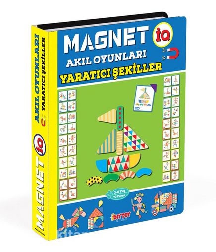 Magnetiq Akıl Oyunları - Yaratıcı Şekiller (73 Parça) (IQ1550)