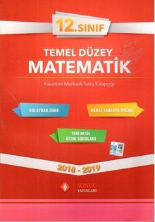 12. Sınıf Temel Düzey Matematik