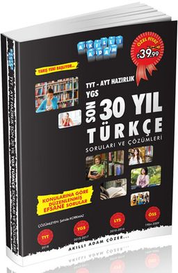 TYT-AYT Hazırlık Son 30 Yıl Türkçe Soruları Ve Çözümleri