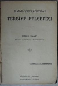 Terbiye Felsefesi (Kod:7-I-16)