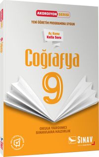 9. Sınıf Coğrafya Akordiyon Kitap