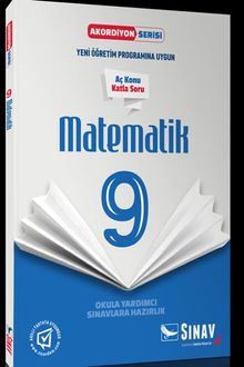 9. Sınıf Matematik Akordiyon Kitap
