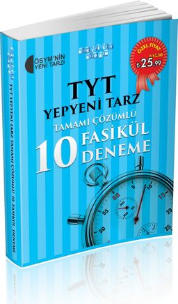 TYT Yepyeni Tarz Tamamı Çözümlü  10 Fasikül Deneme