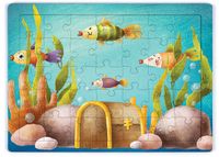 Dipteki Hazine Ahşap Puzzle 35 Parça (XXXV-07)