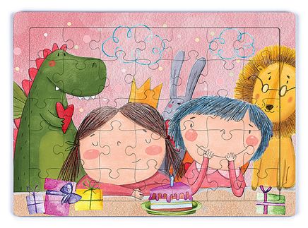 Doğum Günü Ahşap Puzzle 35 Parça (XXXV-08)