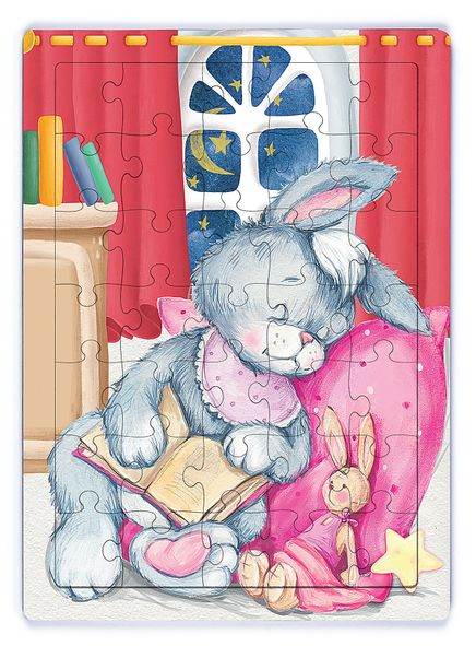 Uykudan Önce Ahşap Puzzle 35 Parça (XXXV-27)