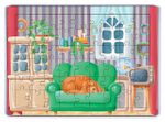 Uykucu Köpek Ahşap Puzzle 54 Parça (LIV-26)