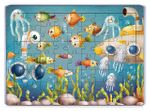 Okyanus Derinleri Ahşap Puzzle 54 Parça (LIV-19)