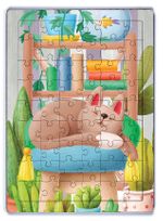 Mutluluk Ahşap Puzzle 54 Parça (LIV-18)