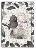 Minik Kuşlar Ahşap Puzzle 54 Parça (LIV-16)