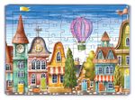 Masal Kasabası Ahşap Puzzle 54 Parça (LIV-15)
