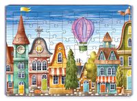 Masal Kasabası Ahşap Puzzle 54 Parça (LIV-15)