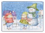 Kardan Adam ve Doğum Günü Ahşap Puzzle 54 Parça (LIV-11)