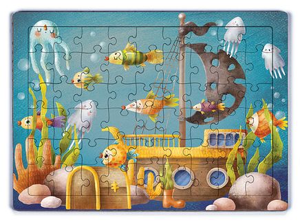 Batık Gemi Ahşap Puzzle 54 Parça (LIV-04)