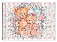 Ayıcıklar Ahşap Puzzle 54 Parça (LIV-02)
