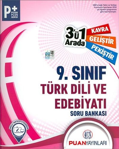 9. Sınıf Türk Dili ve Edebiyatı 3'ü 1 Arada Soru Bankası