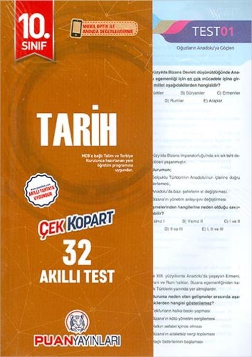 10. Sınıf Tarih Yaprak Test