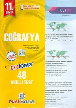 11. Sınıf Coğrafya Yaprak Test