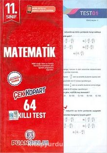 11. Sınıf Matematik Yaprak Test