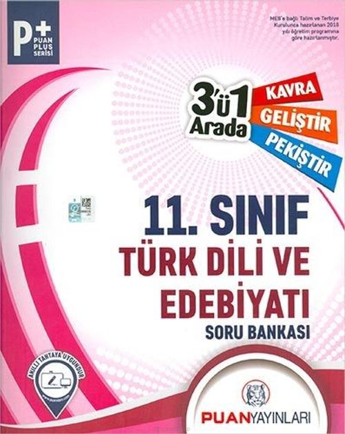 11. Sınıf Türk Dili ve Edebiyatı 3'ü 1 Arada Soru Bankası
