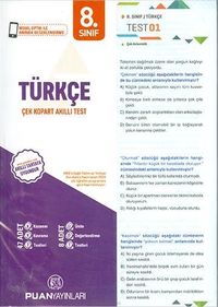 8. Sınıf Türkçe Yaprak Test