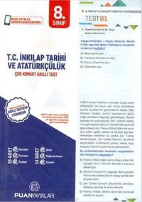 8. Sınıf T. C. İnkılap Tarihi ve Atatürkçülük Yaprak Test