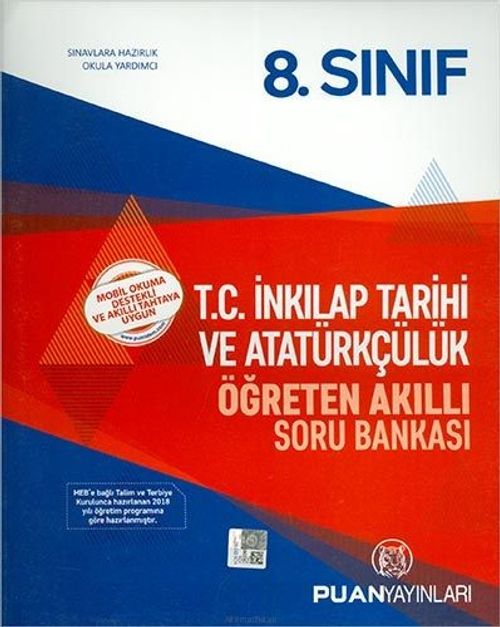 8. Sınıf İnkılap Tarihi Öğreten Akıllı Soru Bankası