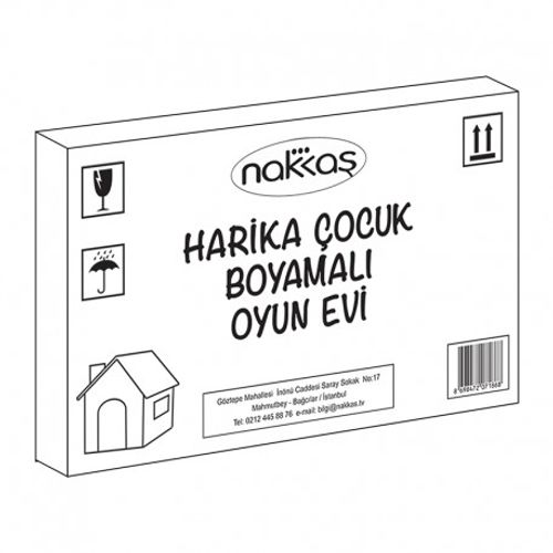 Harika Çocuk  Boyamalı Oyun Evi