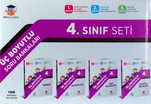 4. Sınıf Üç Boyutlu Soru Bankaları Seti