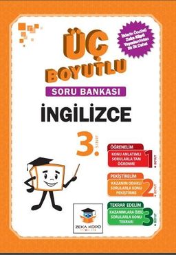 3. Sınıf İngilizce 3 Boyutlu Soru Bankası
