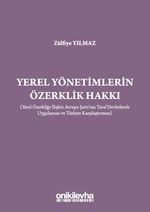 Yerel Yönetimlerin Özerklik Hakkı