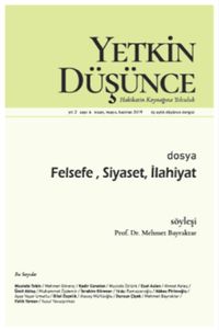 Yetkin Düşünce Nisan-Mayıs-Haziran Sayı:6 2019