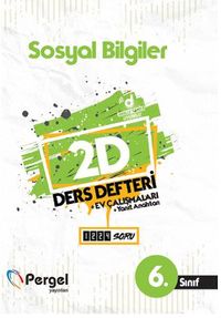 6. Sınıf  Sosyal Bilgiler 2D Ders Defteri