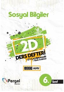 6. Sınıf  Sosyal Bilgiler 2D Ders Defteri