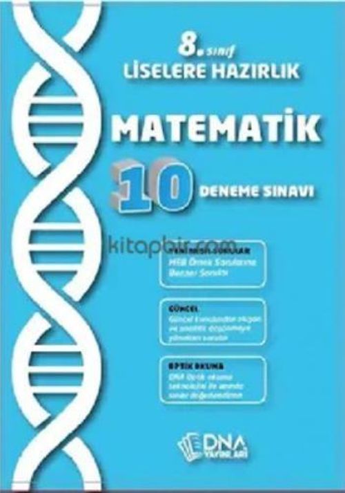8. Sınıf Matematik 10 Deneme Sınavı