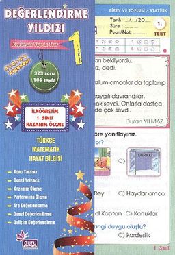 1. Sınıf Değerlendirme Yıldızı  Yaprak Test